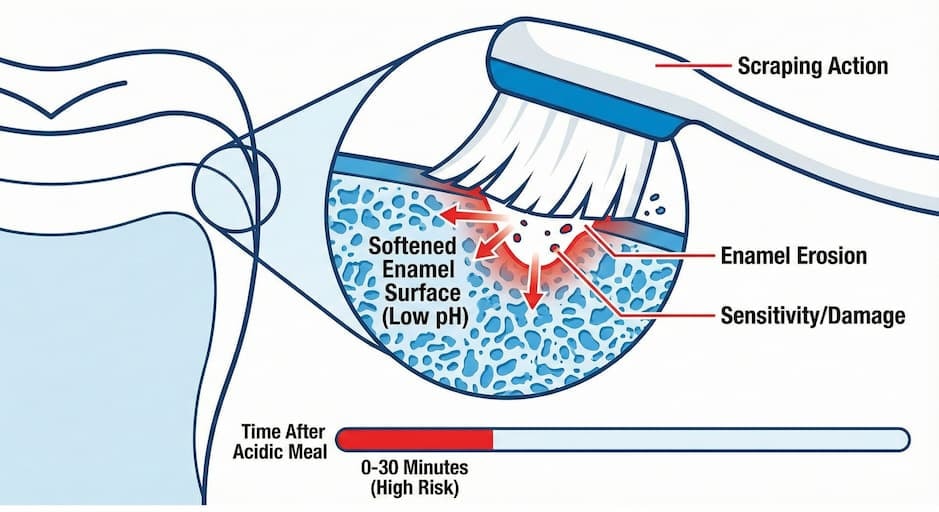 What Are the Risks of Brushing Immediately After Breakfast?