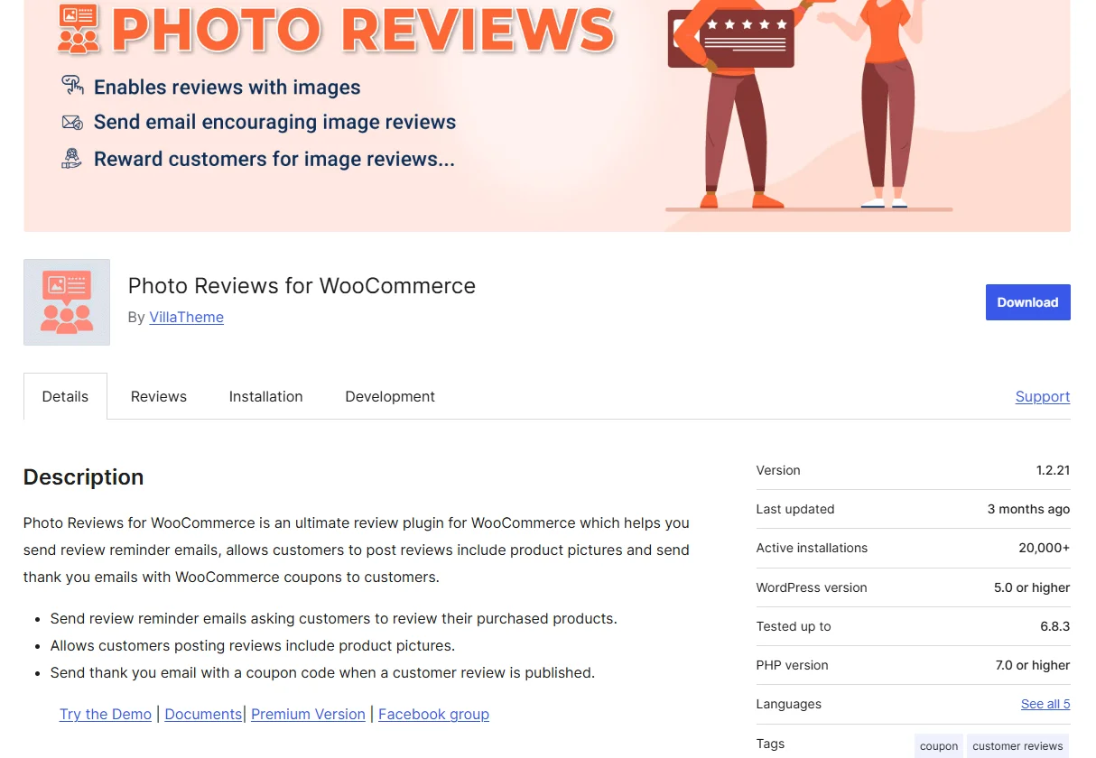 Photo Reviews WooCommerce Plugin