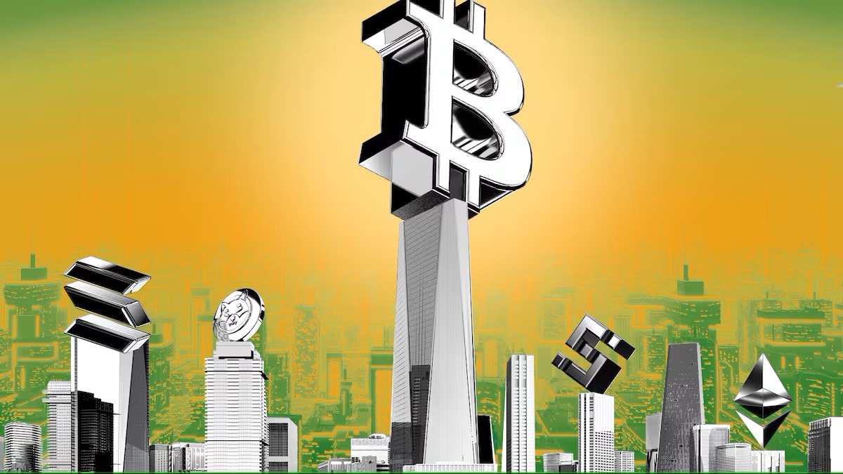 A visual representation of Bitcoin's dominance in the crypto market.