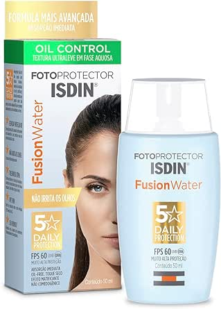 Isdin Fusion Water Oil Control. Fonte da imagem: site oficial da marca. 
