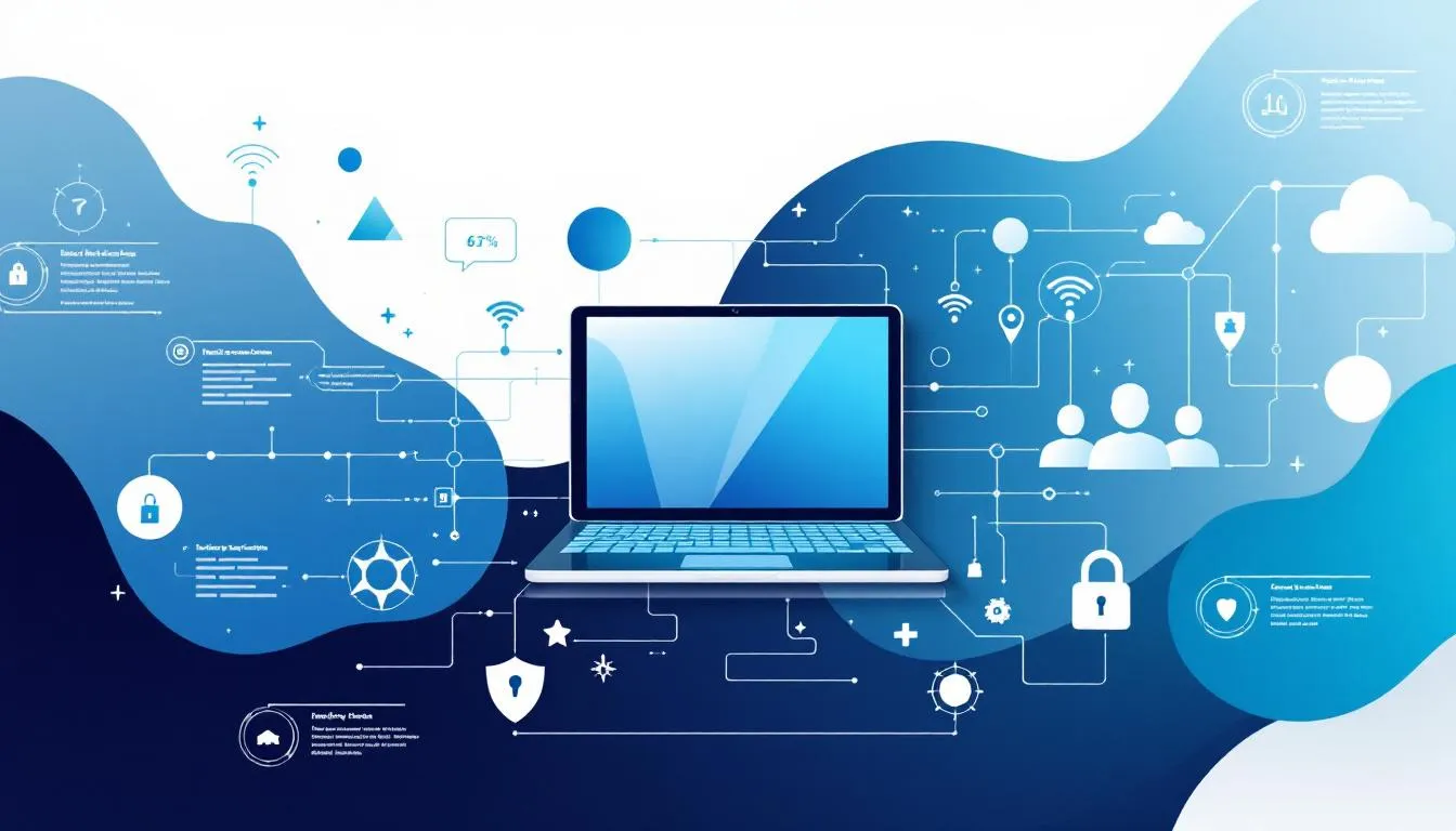 Sichere Nutzung von WLAN-Hotspots mit mobilen Geräten im Unternehmensumfeld.