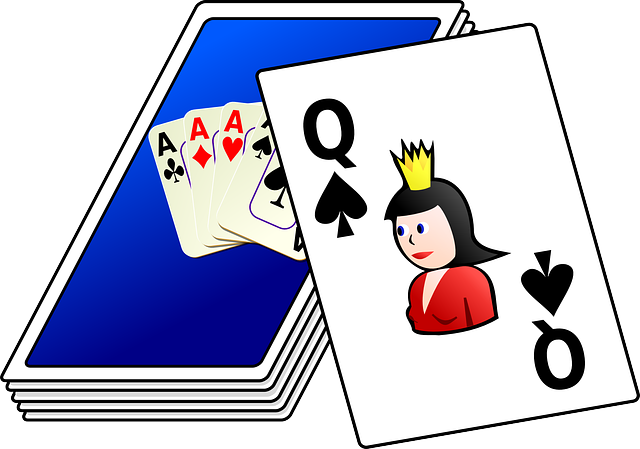 most solitaire games, card games