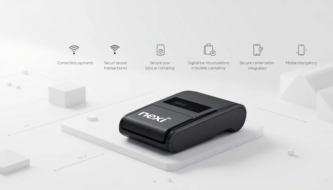 An image showcasing the Nexi SmartPOS® Mini Pax A50 device.