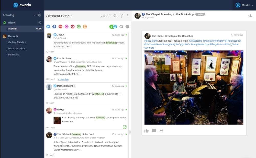 Awario - one of the best social media monitoring tools
