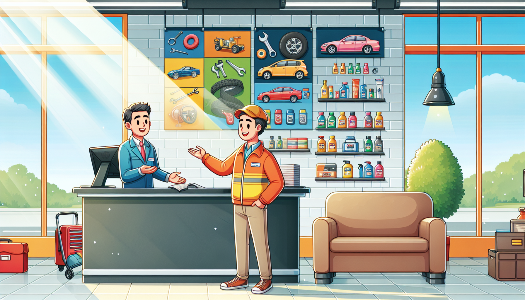 Assessing convenience and customer service at auto repair shops.