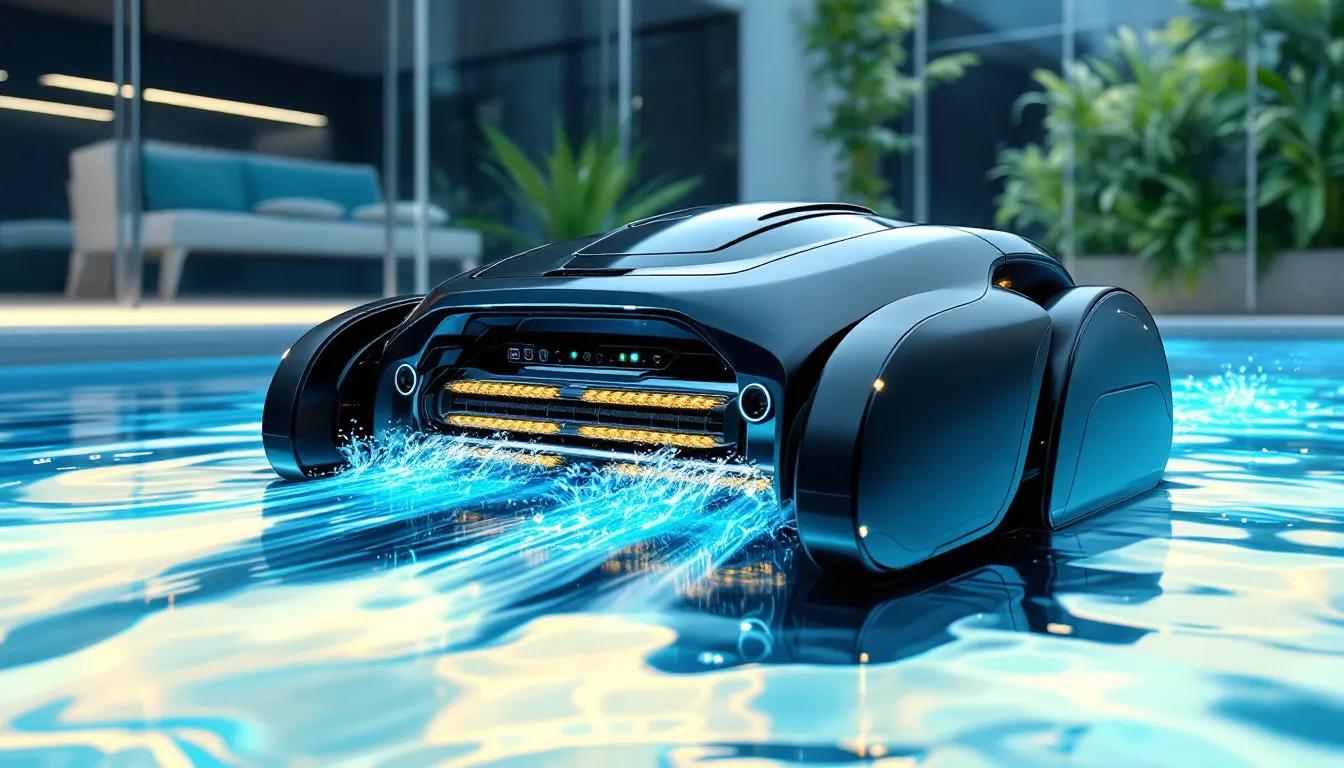 An overview of essential features of top robotic pool cleaners.