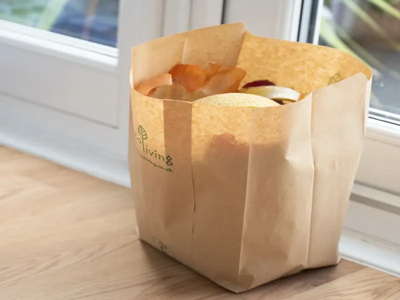 Compostable Food Waste Paper Bags