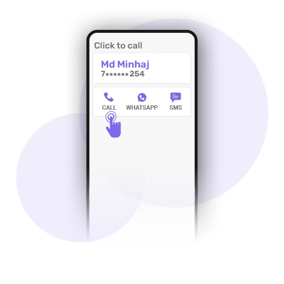 SIM-Based Call Tracking: How to Track Calls and Improve Performance 6 1-click dialer feature of telecrm