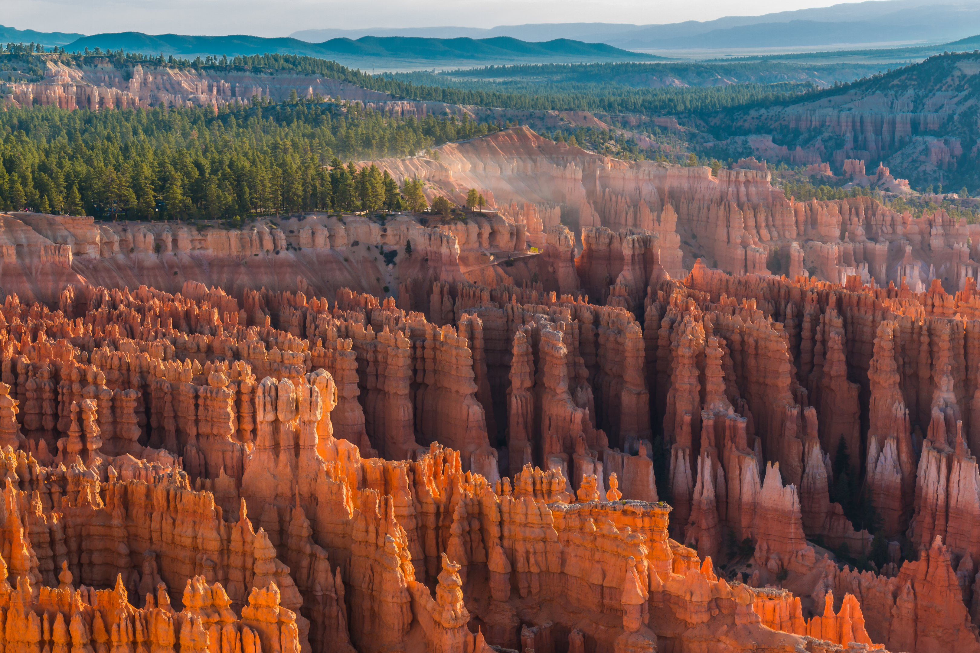 Hoodoos of Silent City From Inspiration Point, Bryce Canyon National Park, Utah