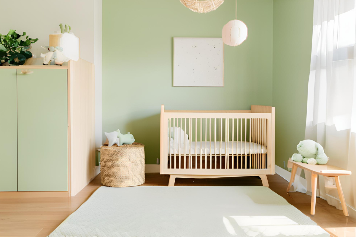 Gender-neutral baby room inspiration by Poppyseed Play