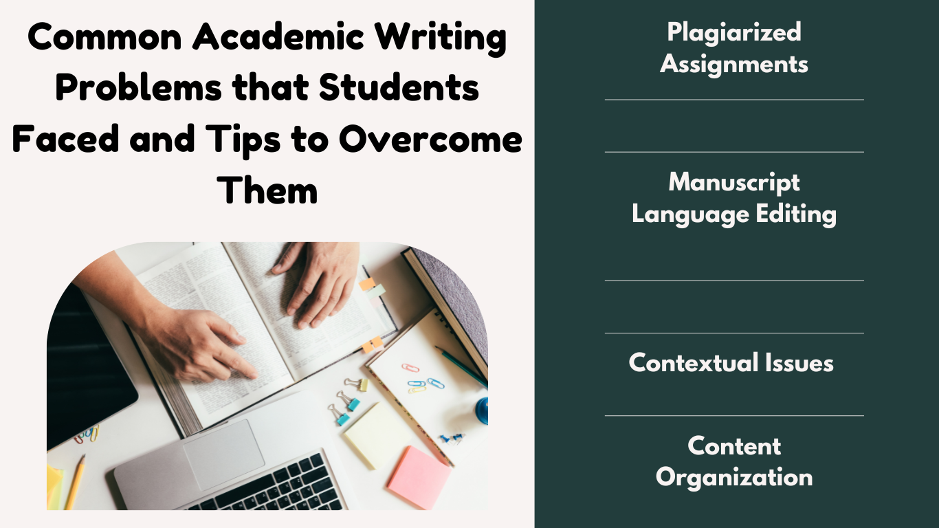 Common Academic Writing Problems that Students Faced and Tips to Overcome Them