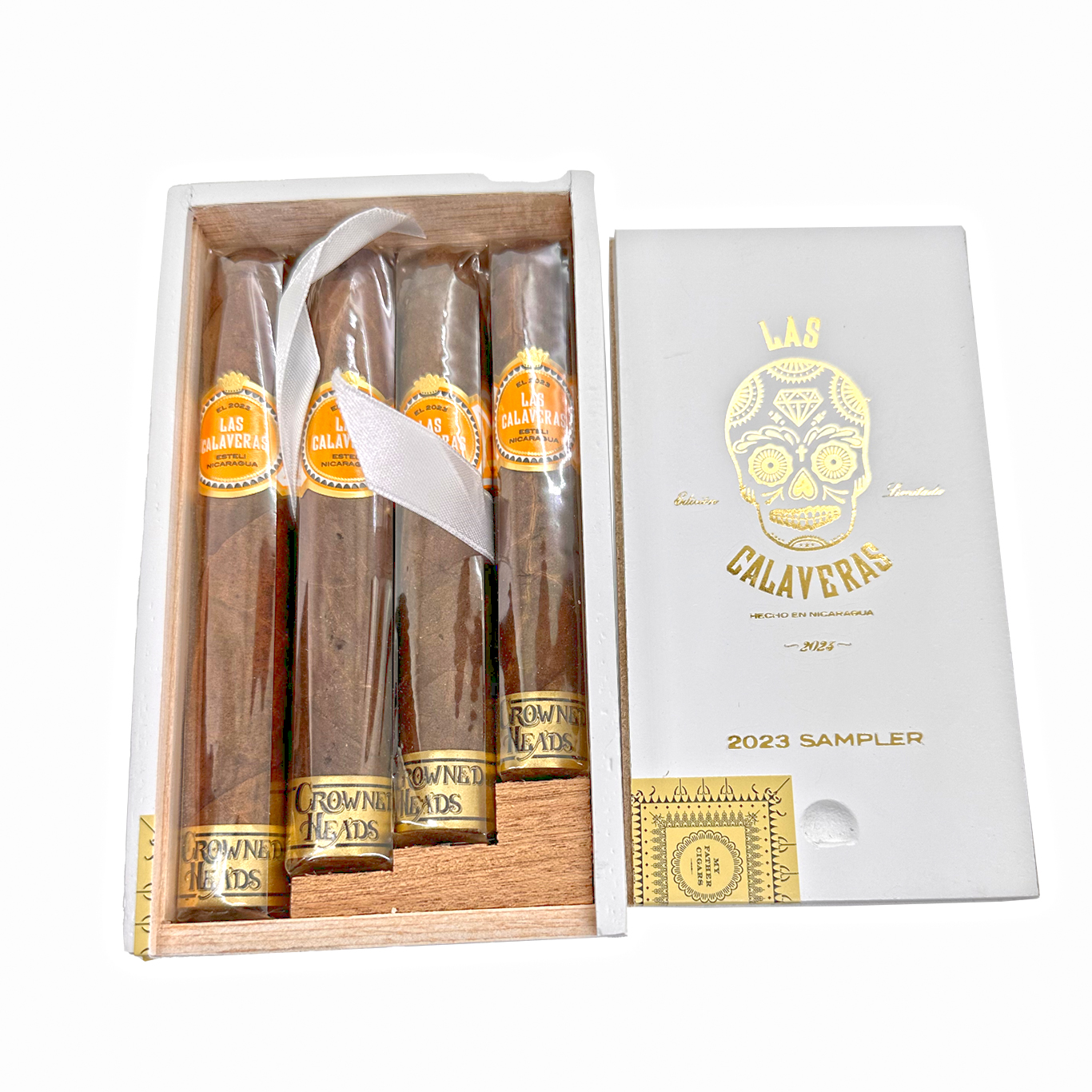 An image of the Las Calaveras Edición Limitada 2023 cigar box, available for purchase at select retailers.