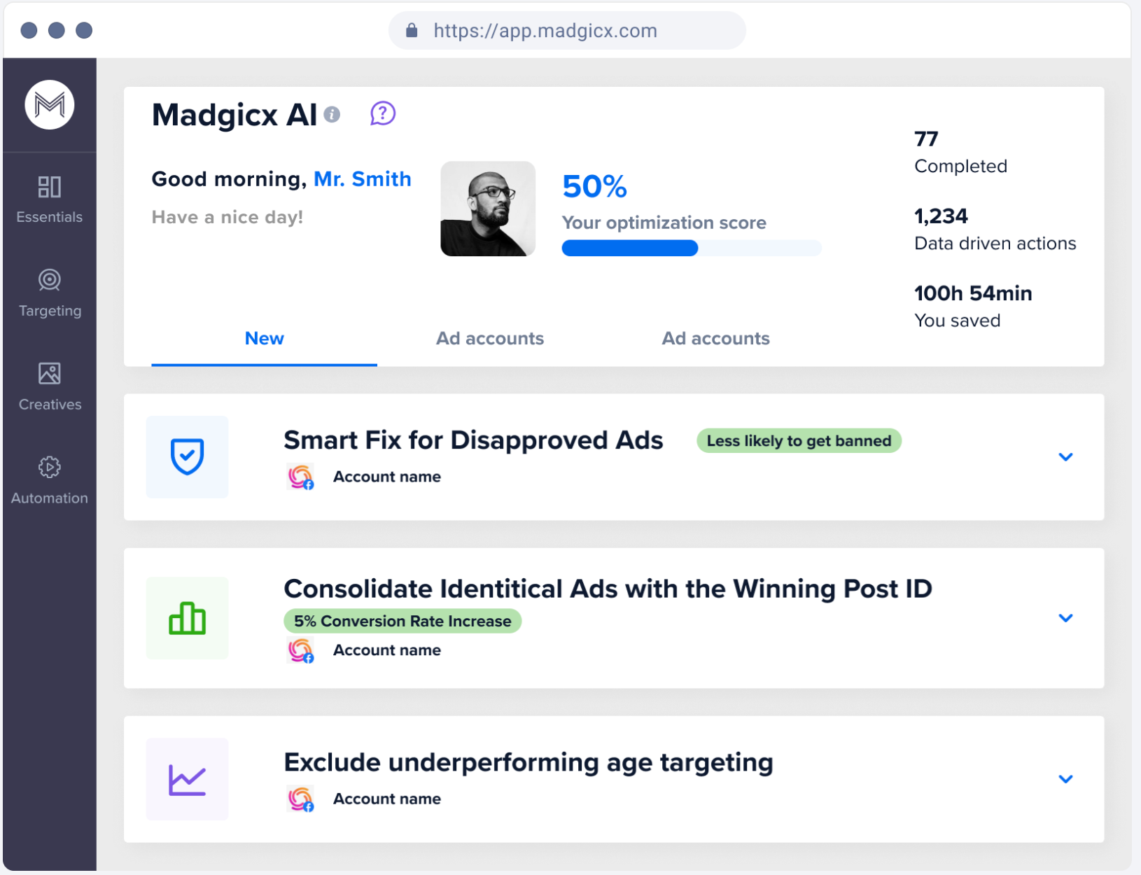 Madgicx AI marketing tools