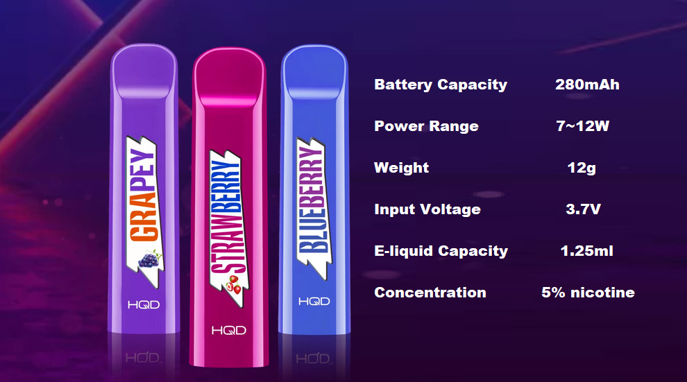 battery capacity, e liquid capacity, input voltage, power range, weight, concentration