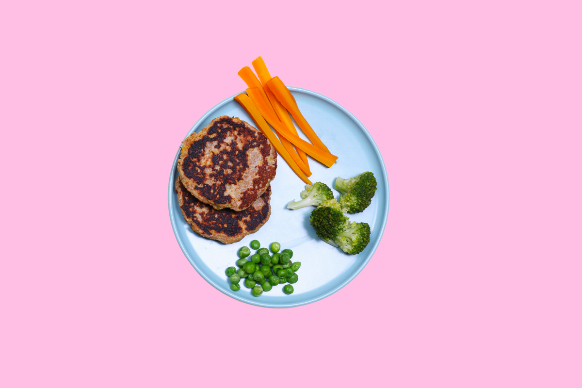 A balanced meal for toddlers