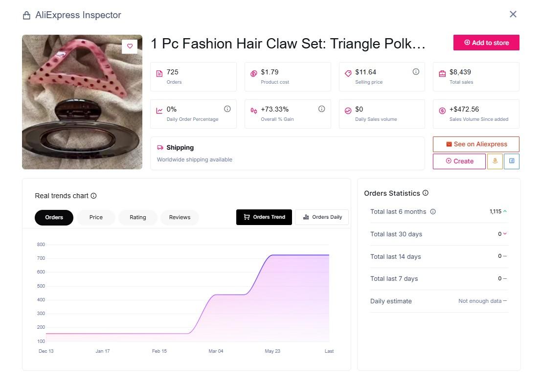 sell claw clips on your tiktok business account with sell the trend