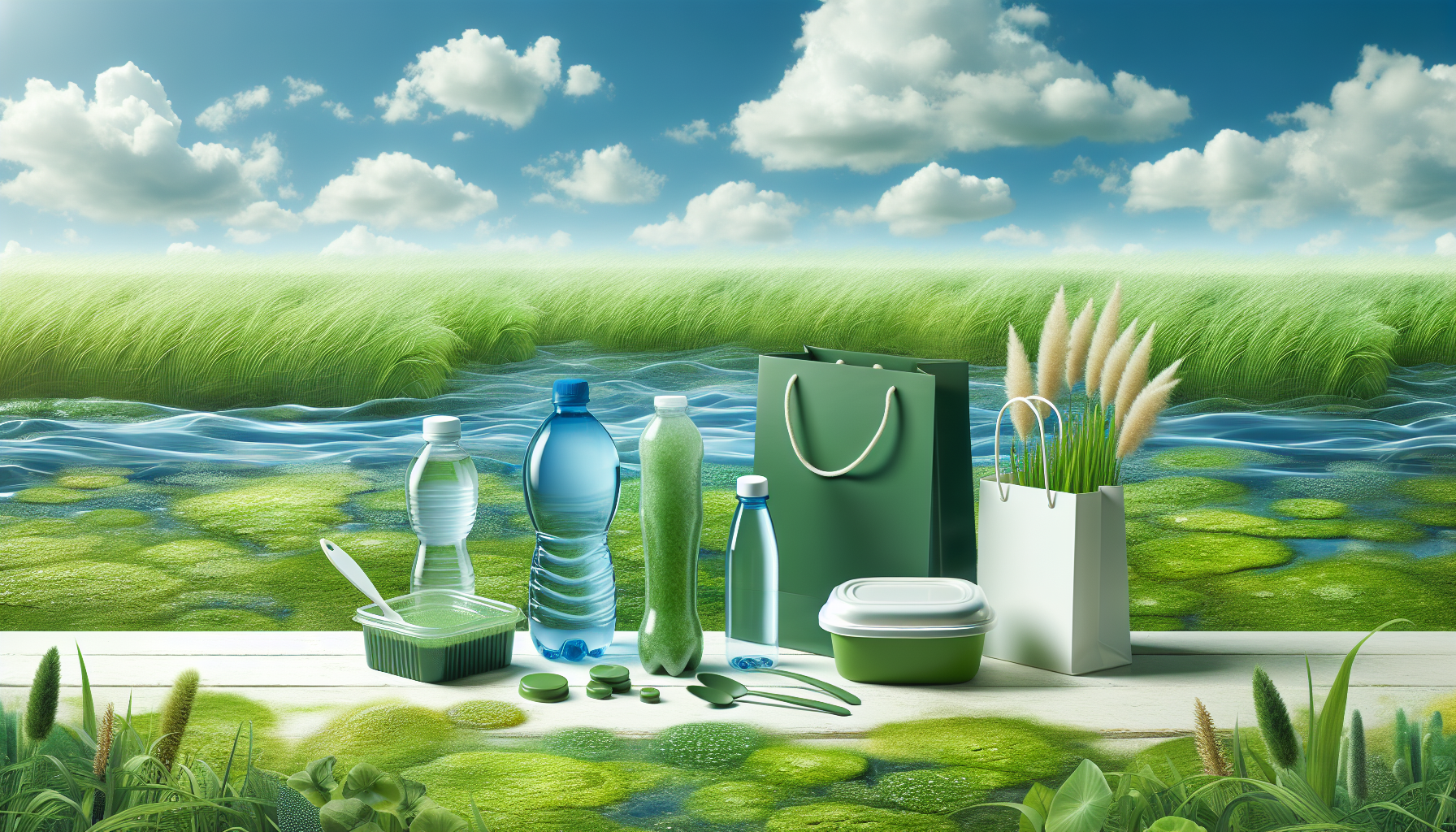 Algae-based bioplastics in consumer products