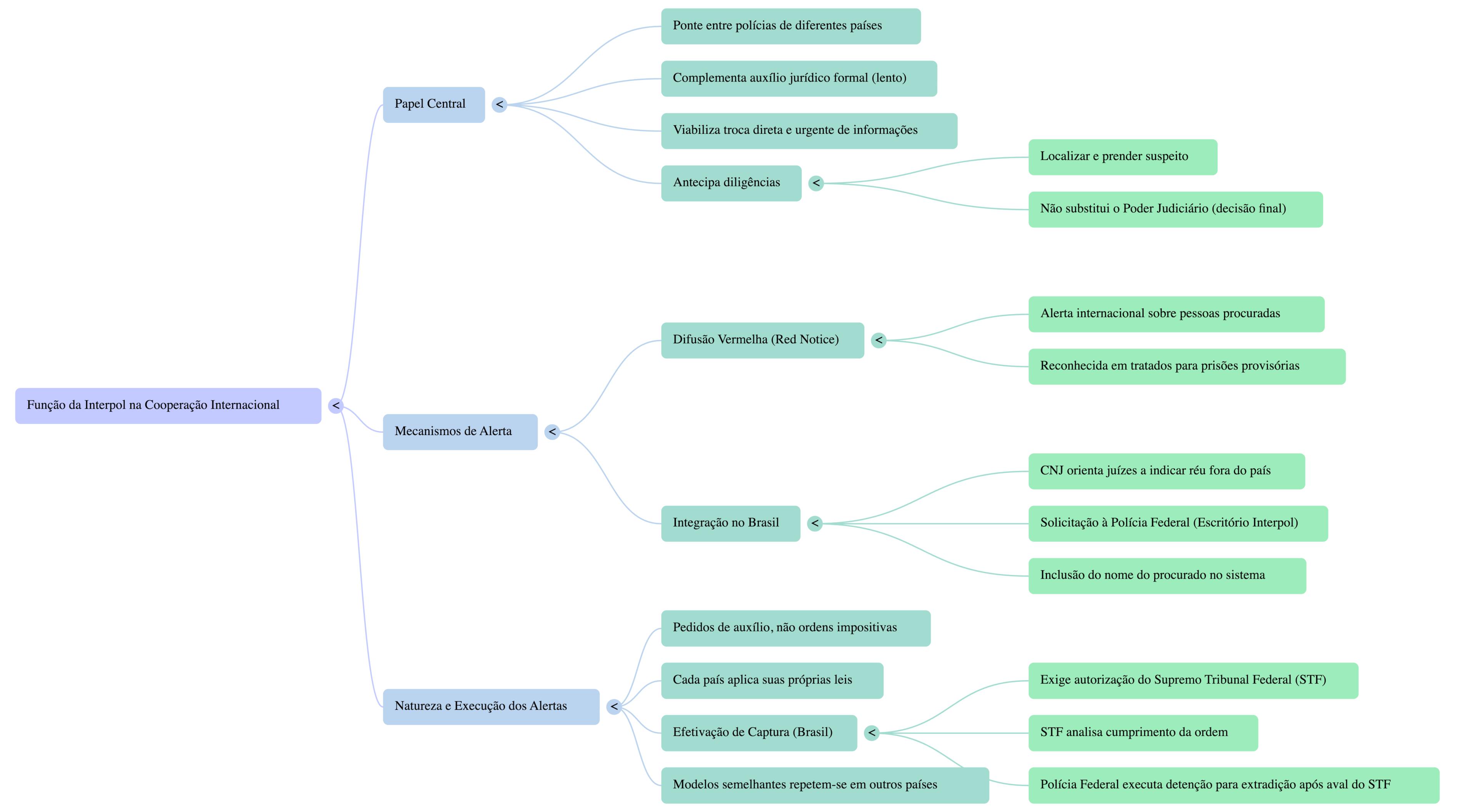 Como funciona a Interpol?