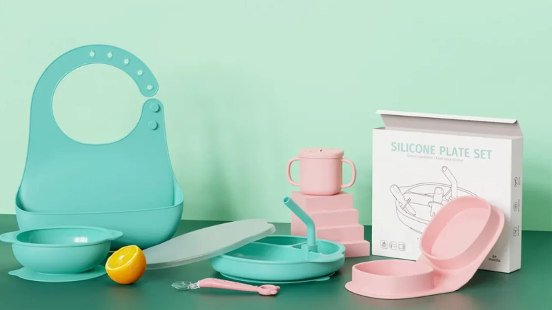 Consumer goods with silicone finish