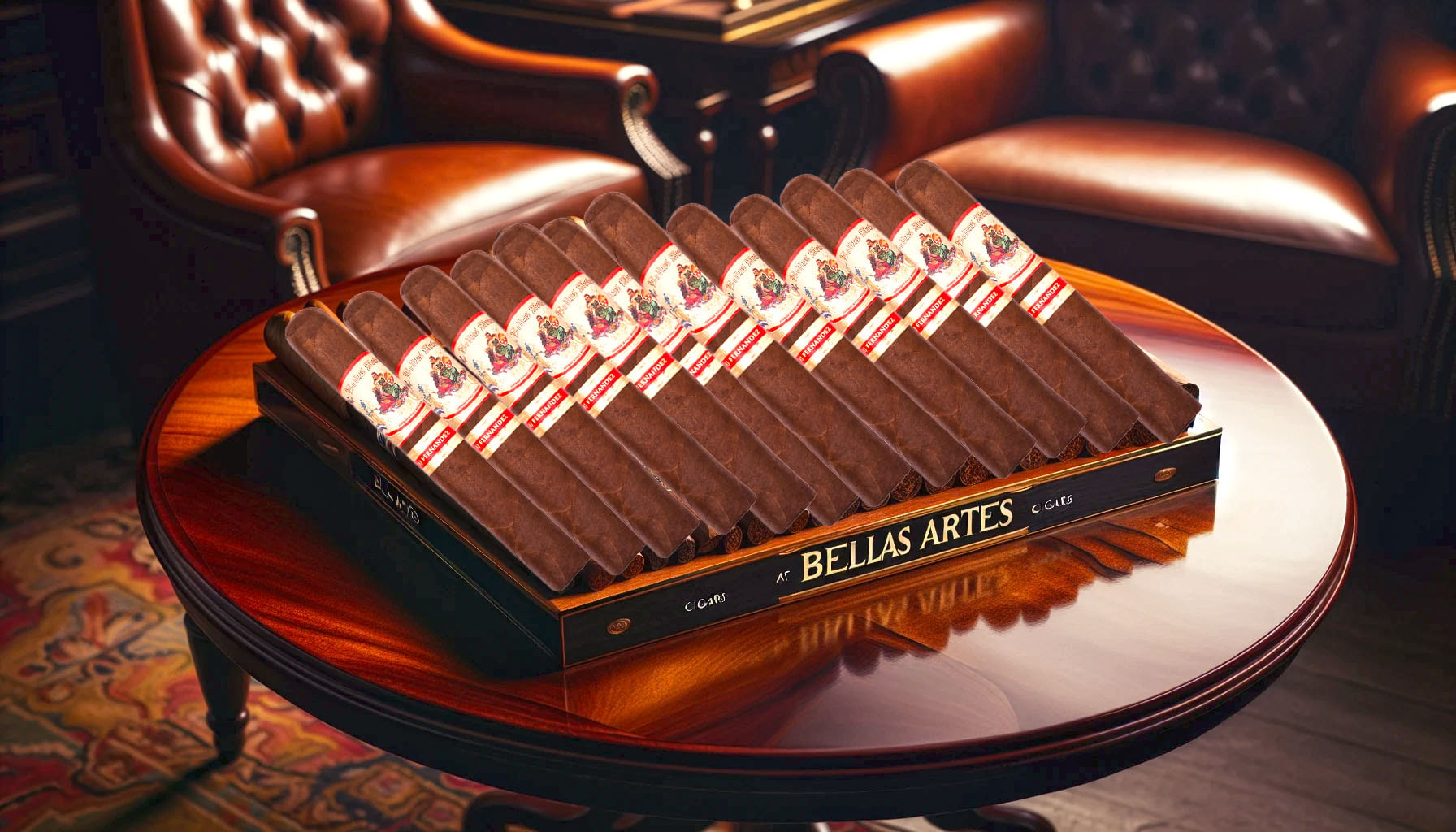 Bellas Artes cigar sizes