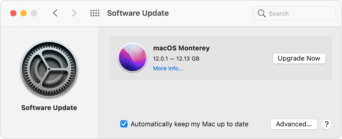 Check for any pending software updates