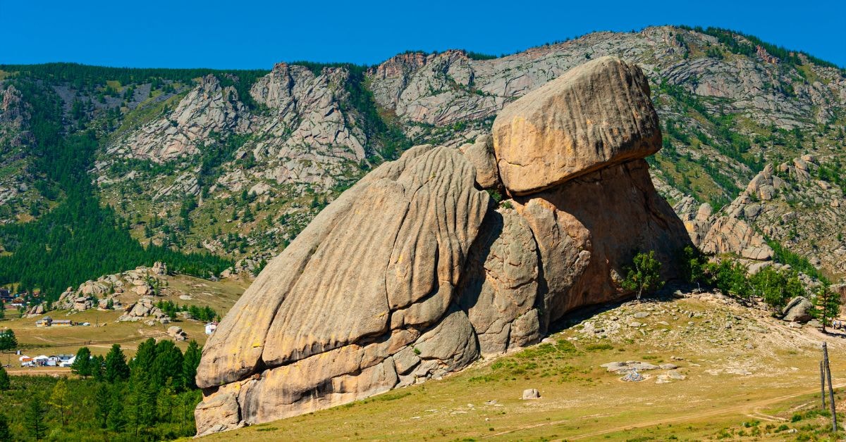 Turtle Rock Terelj National Park Mongolia