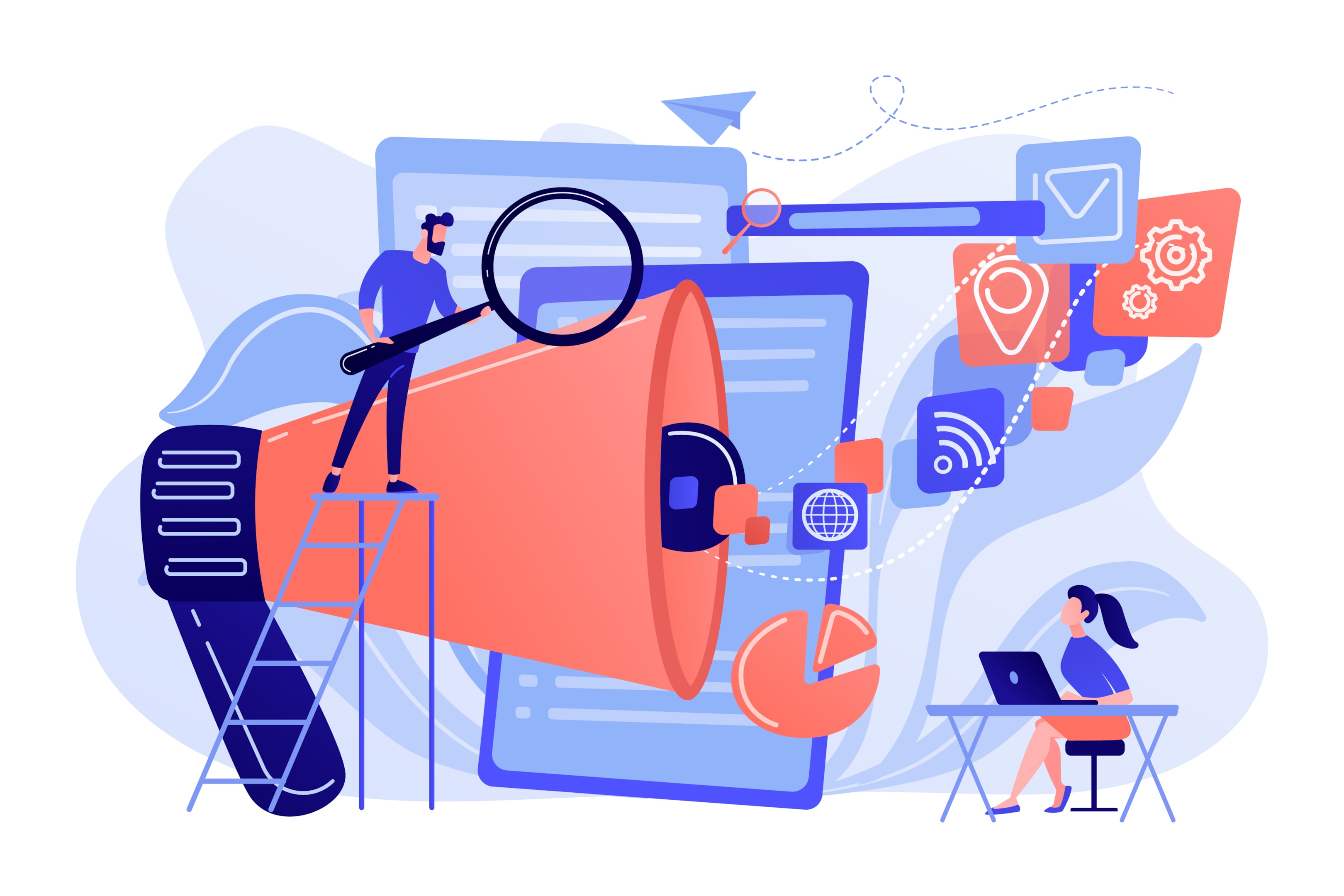 Fintech PR: Driving Growth and Building Strong Brands The image represents firm's integrated approach to digital marketing