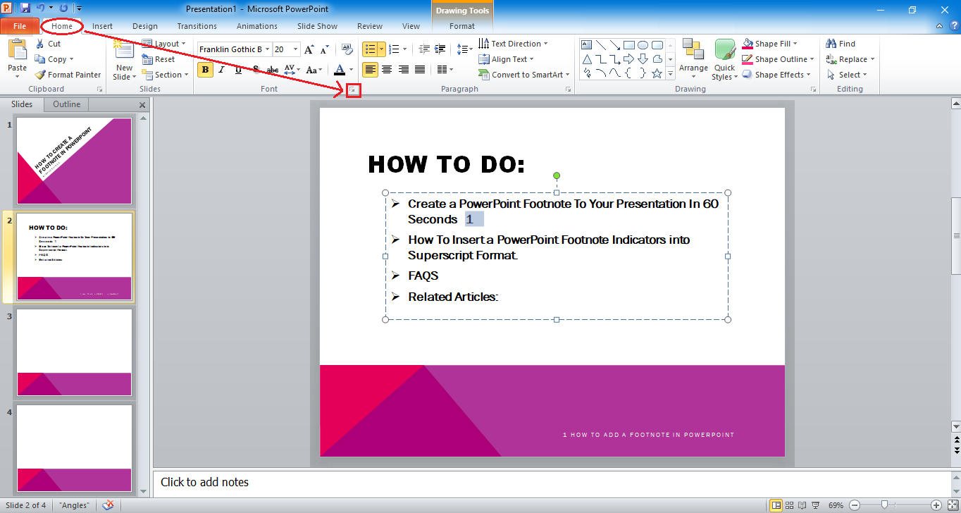 How To Add A Footnote In Powerpoint 3 Simple Methods 2953