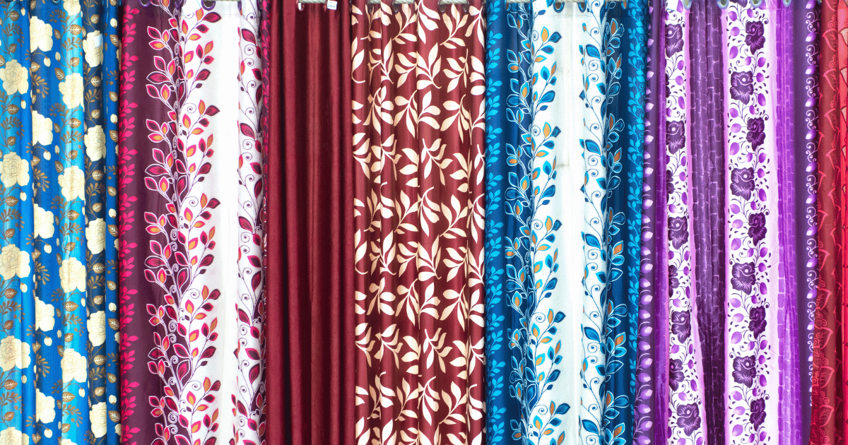 bright colorful fabrics