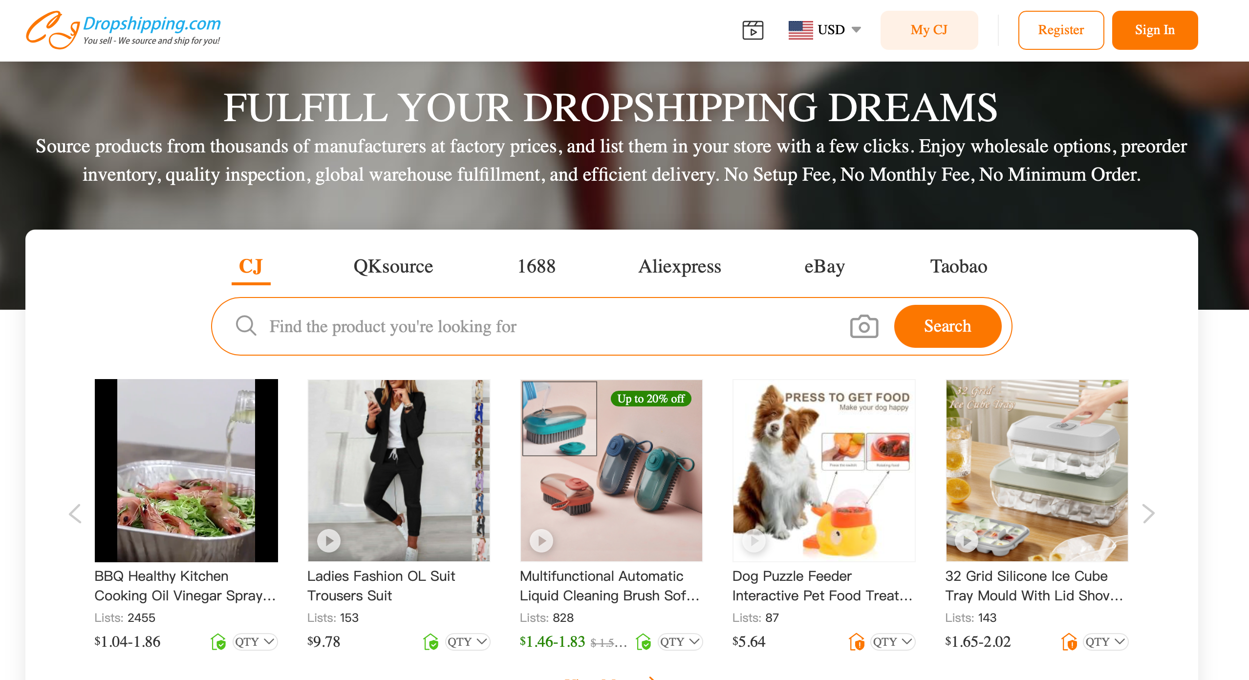 shein alternative - CJdropshipping 