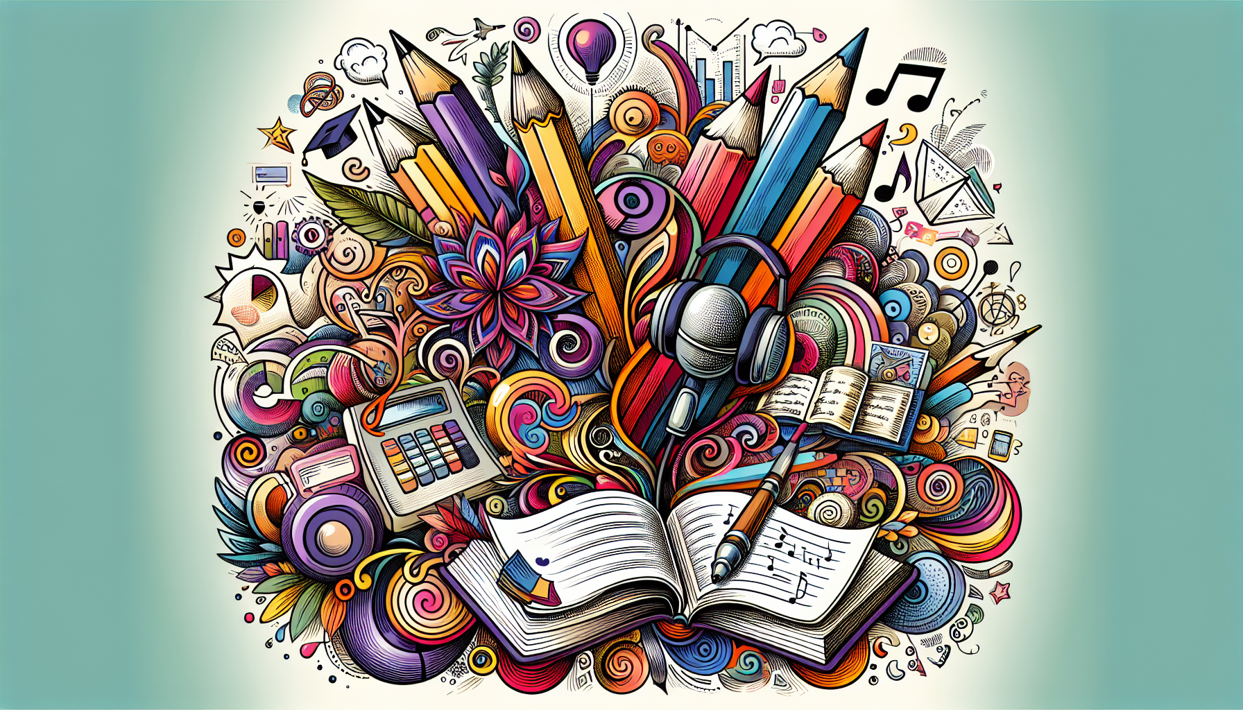 An illustration depicting various applications of AI to human text conversion.