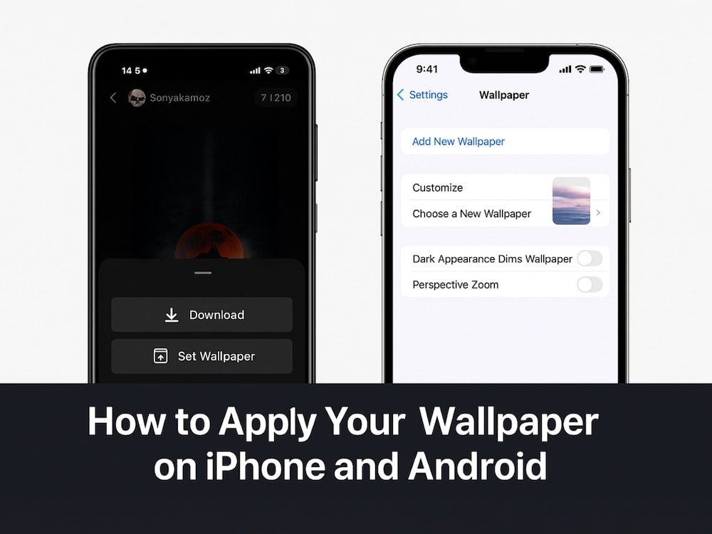 Download and Apply Your Wallpaper with Zedge
