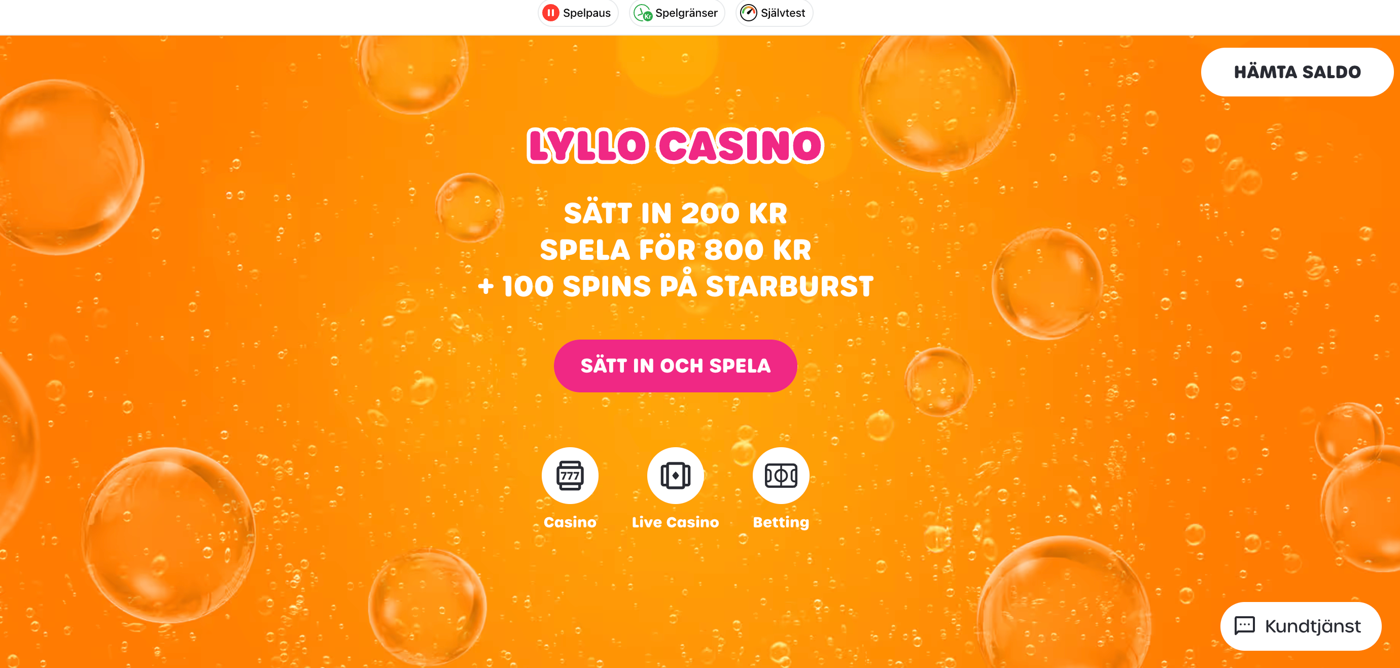 Lyllo Casino erbjuder 300% insättningsbonus