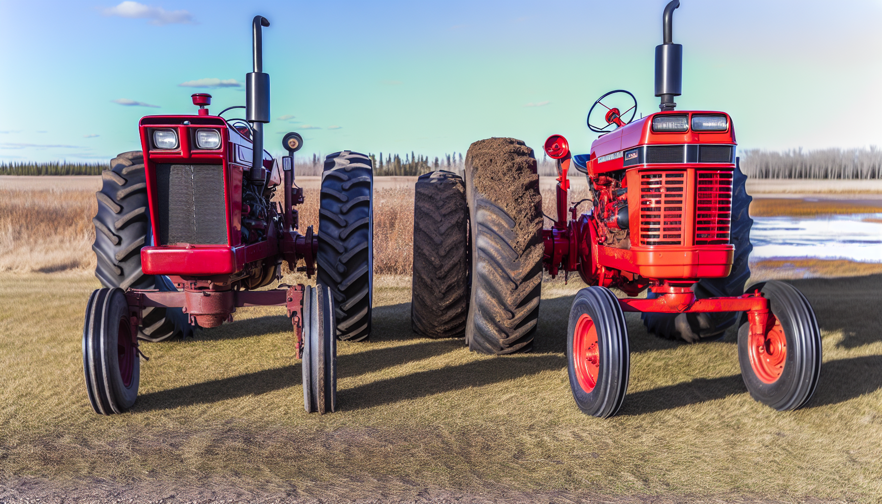 Comparison between new and used tractors