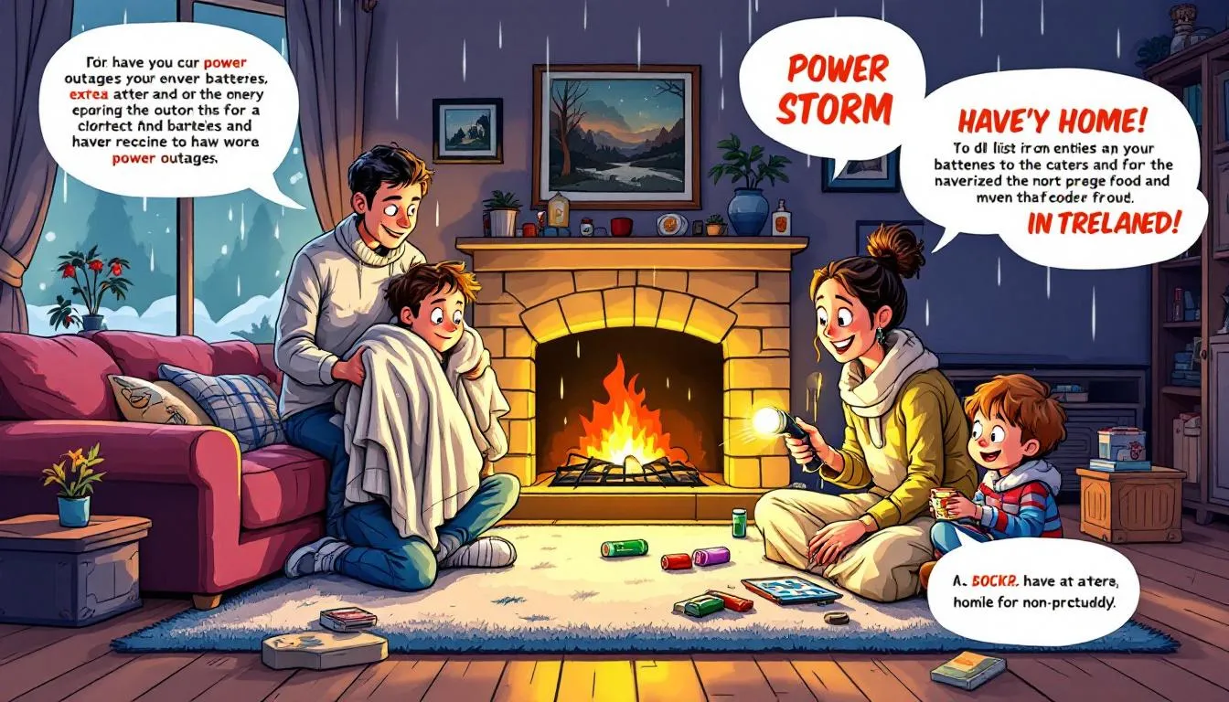 Power outage preparedness during winter storms.