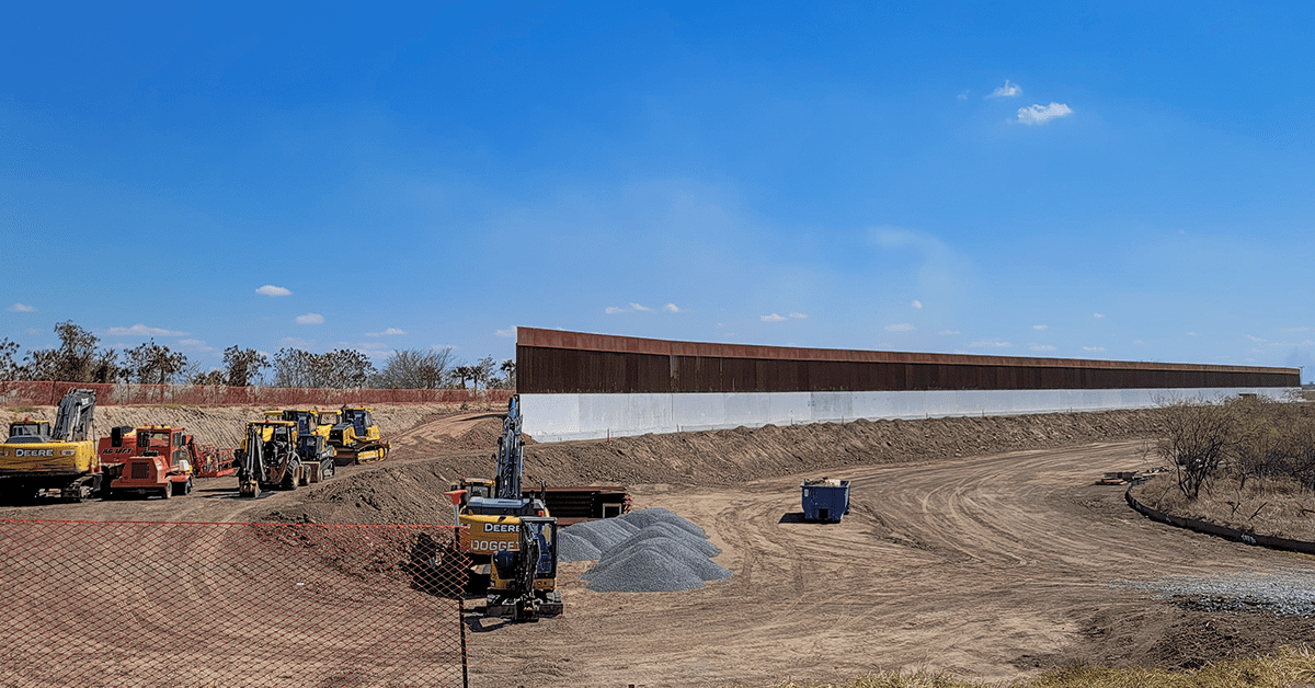 U.S. Customs and Border Protection's 11-Mile Stretch in Hidalgo County, Texas, $81 Million; Southwest Valley Constructors contract