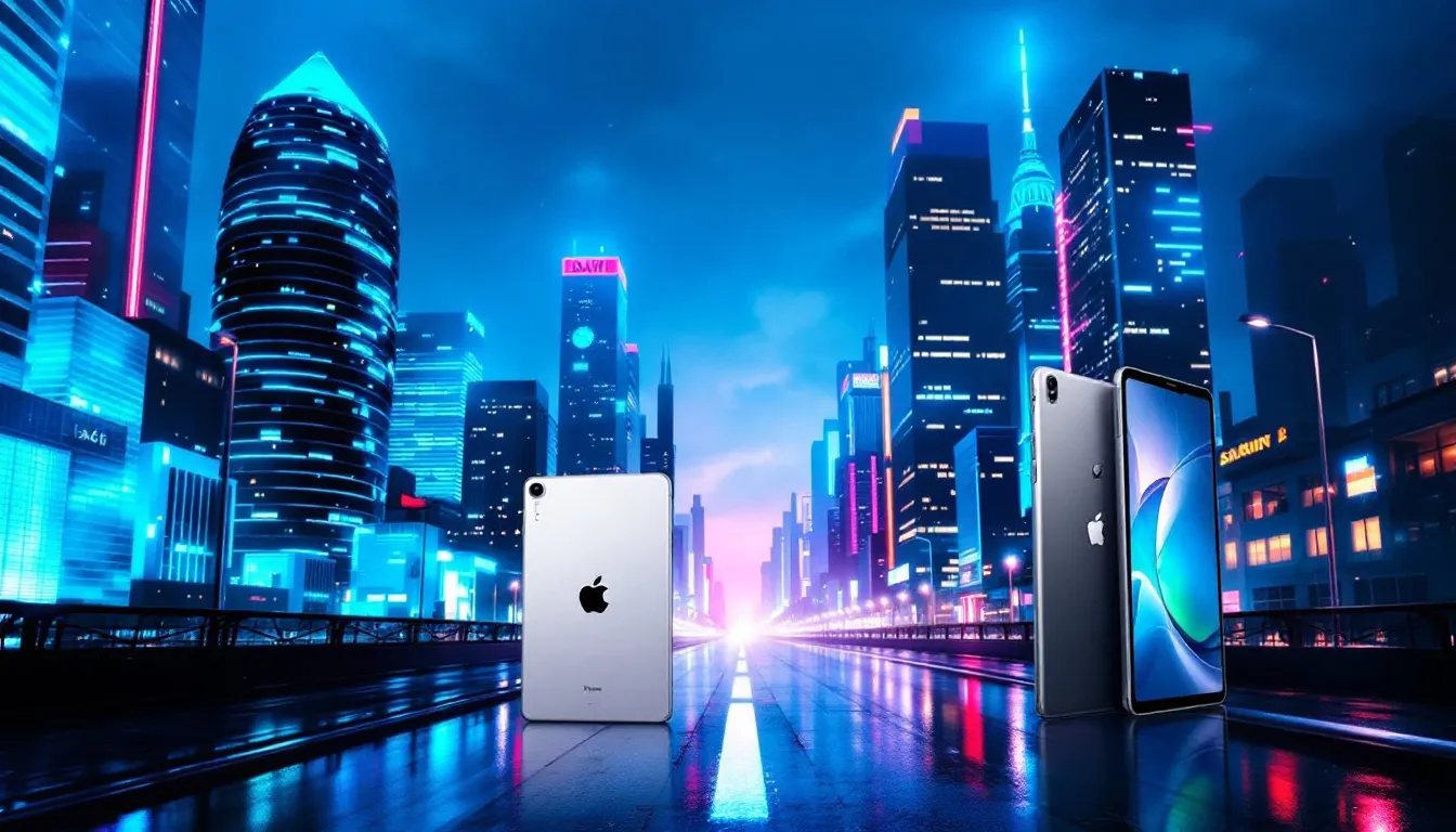 Leistungsstarke Business-Tablets im Vergleich, einschließlich iPad Pro und Galaxy Tab.