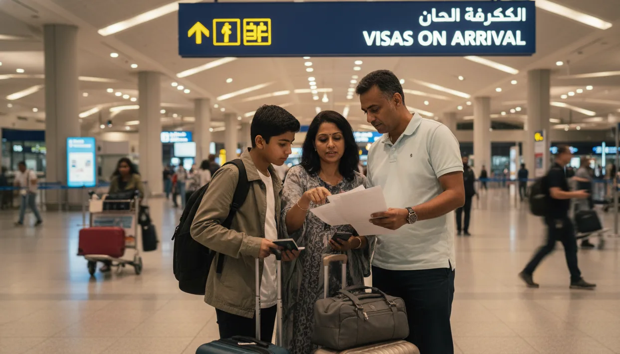 onward proof with dummy ticket passing UAE immigration checks
