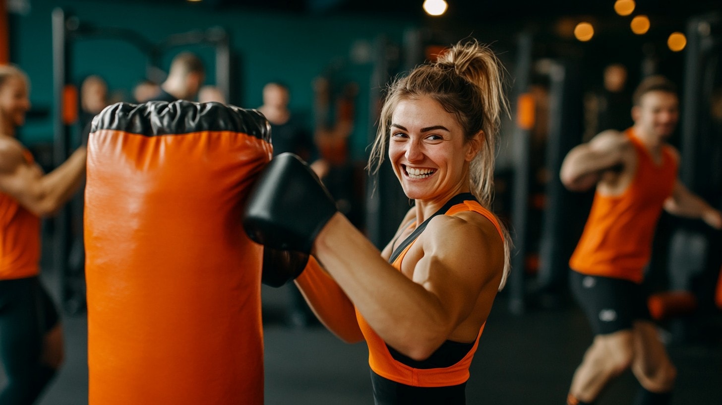 behind all the hand wraps and boxing gloves, the coordination behind your footwork, the head movement and calisthenics, and morning walks--there's a boxing program that's a fun, full body workout teaching you safety drills and what to expect in a fight you