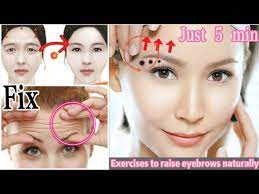 5 min ] Exercise to Raise Eyebrows Naturally | Rejuvenate the face and  reduce eyelid sagging - YouTube