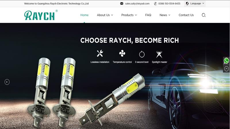 Raych Electronic Technology home page