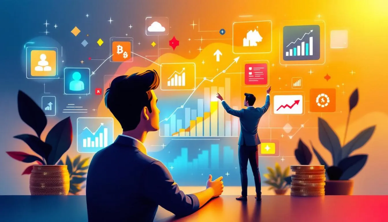 En person som väljer rätt fond för sin portfölj.