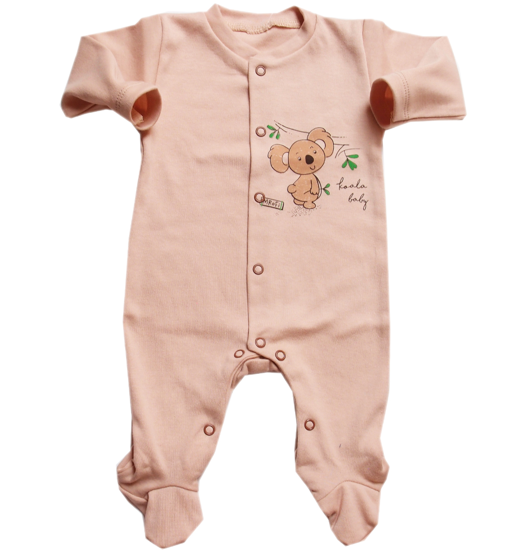 Wygodne ubrania niemowlęce do spania - pajacyki