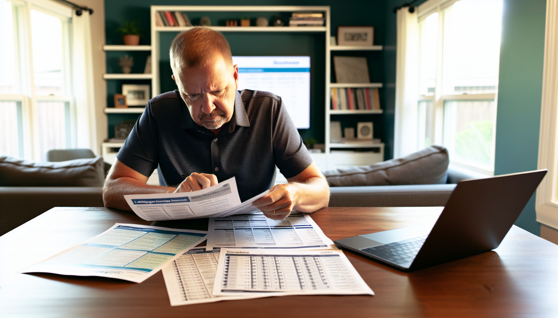 A person reviewing health insurance options and comparing different plans for diabetes care.