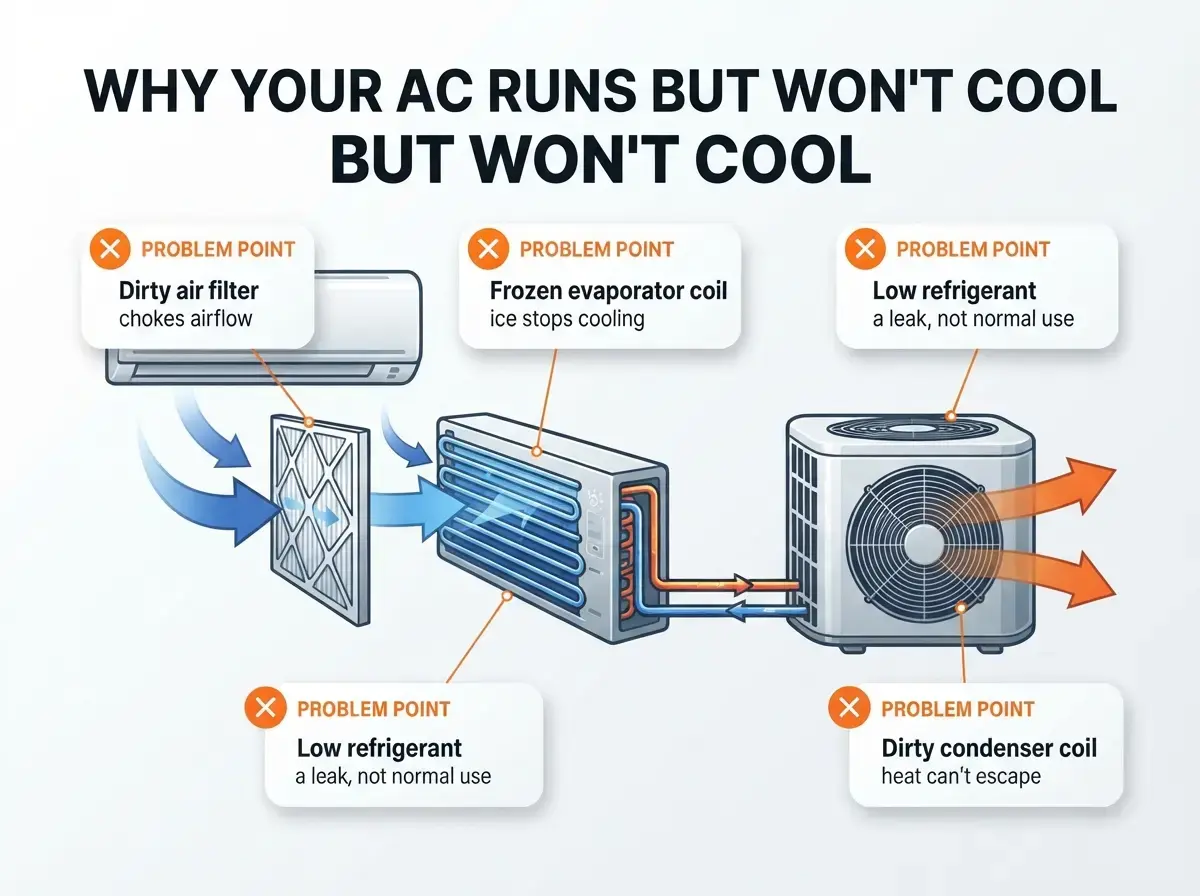 The Most Common Reasons Your AC Stops Cooling