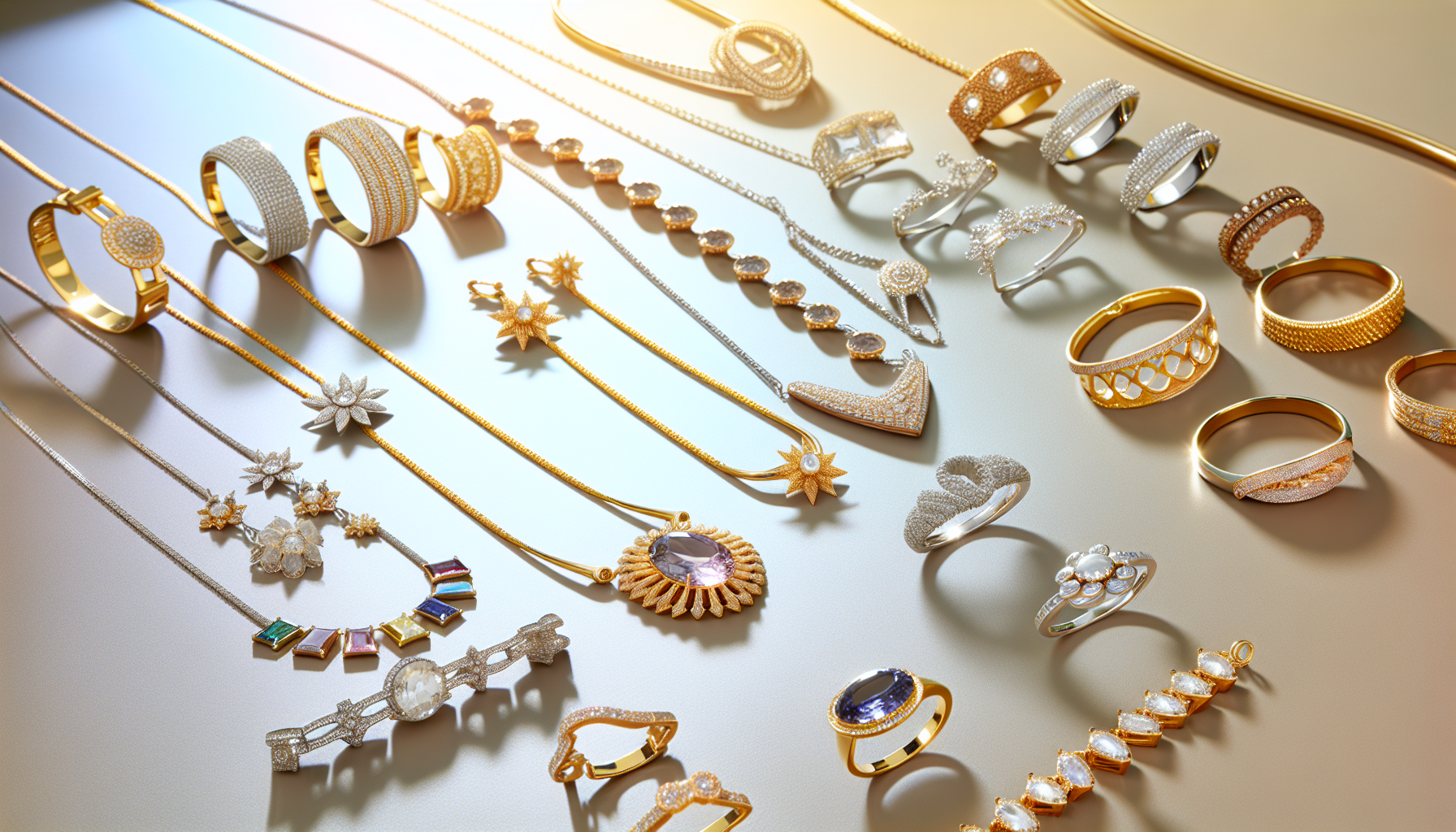 Capucinne jewelry on display