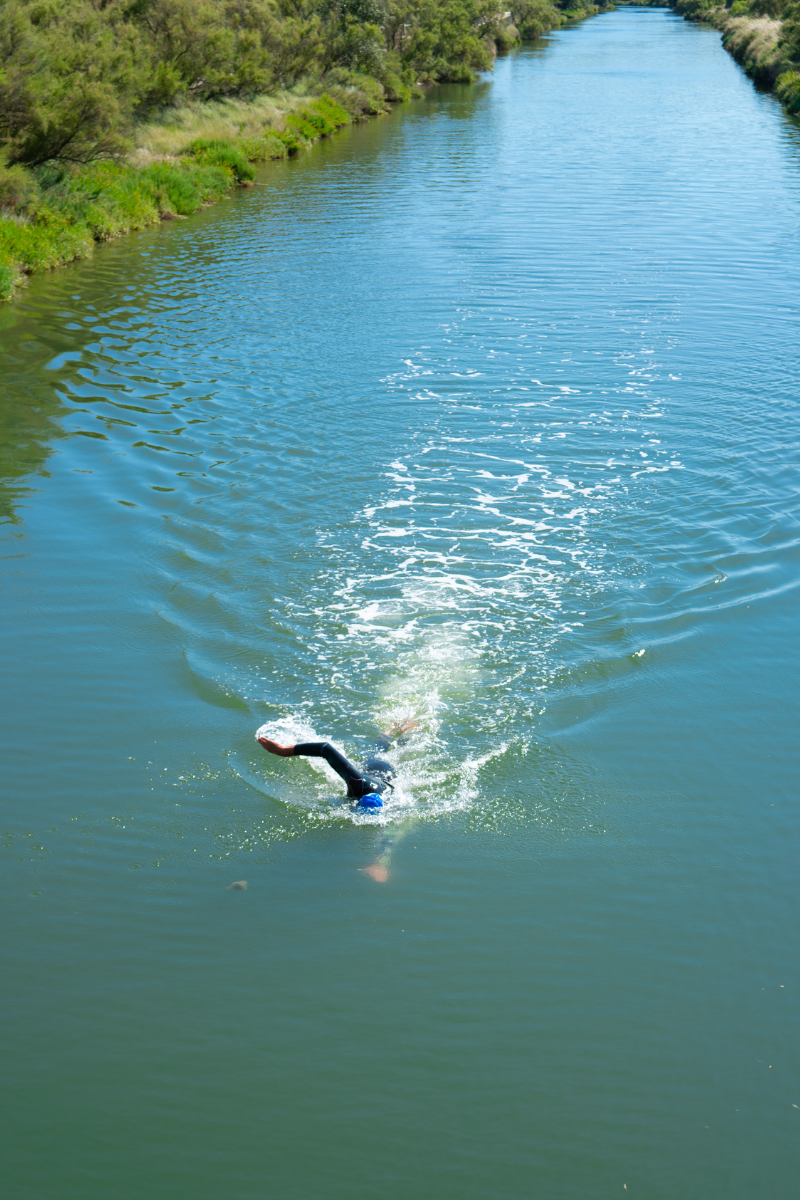 Your swimmer may continue a swimming career in the open water.
