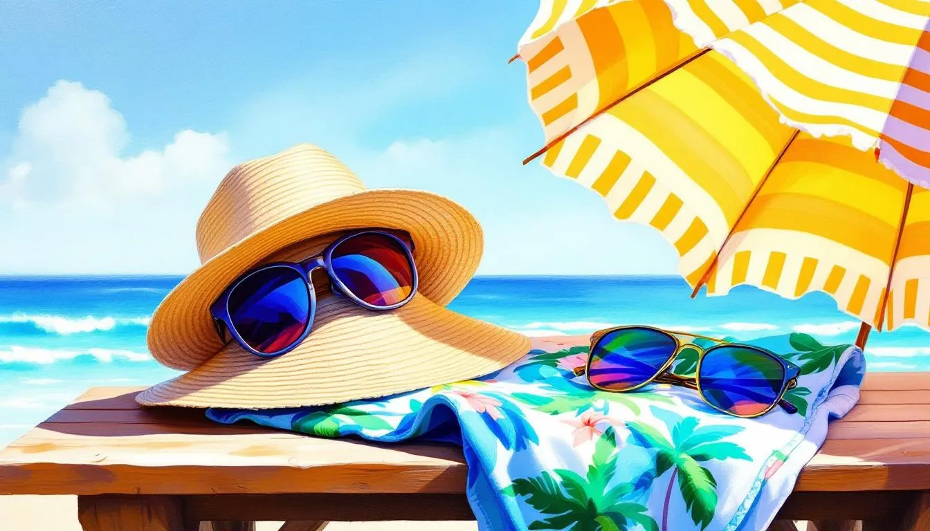 A selection of outdoor shades showcasing various styles and designs.