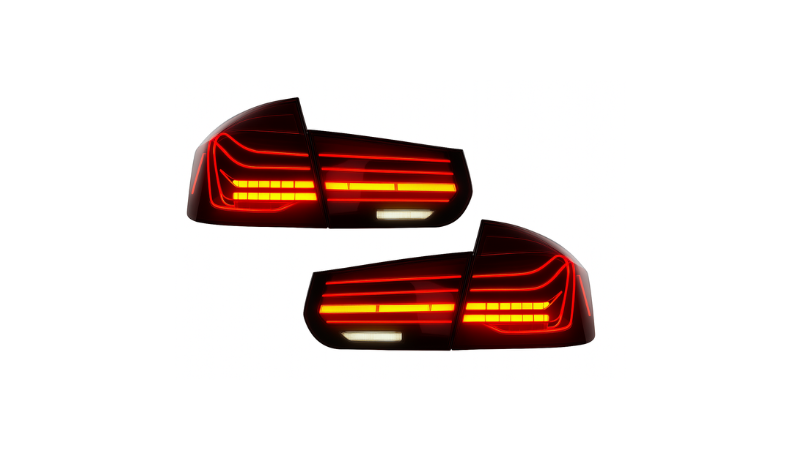 Tail light assembly and sequential turn signals of BMW 3 series