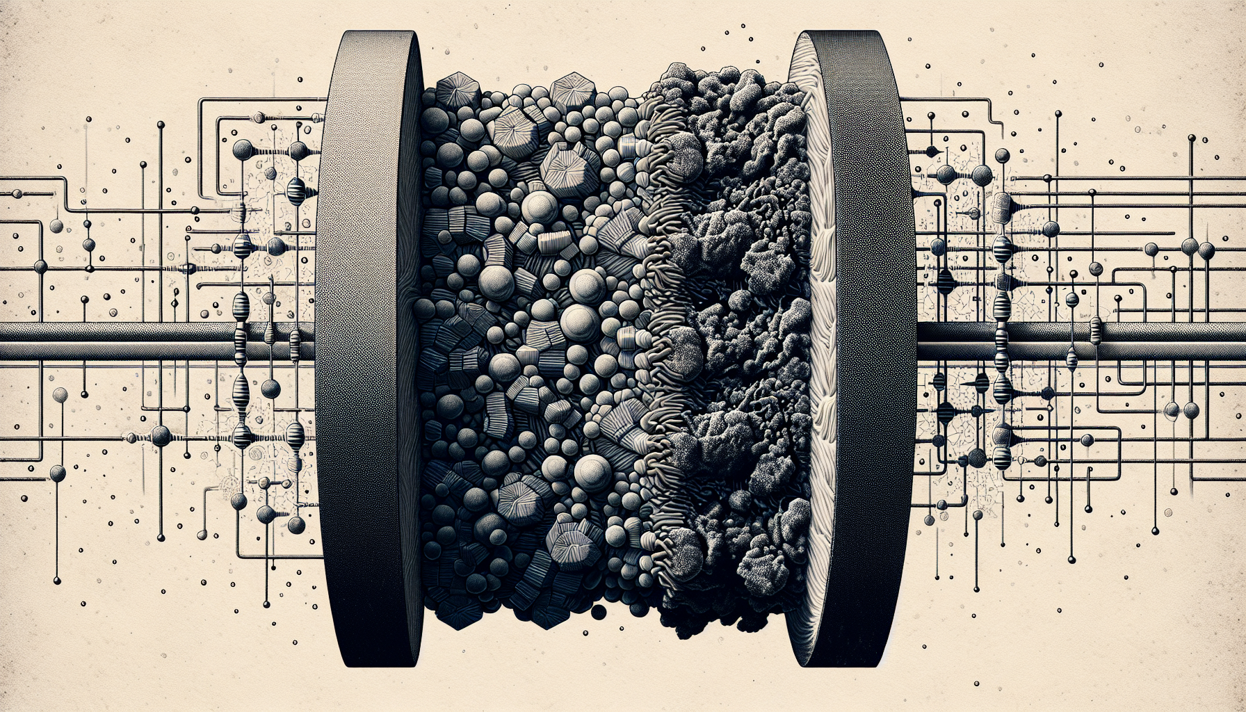 Illustration of carbon composition resistors